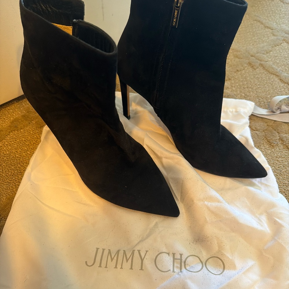 AUTHENTIC Jimmy Choo Black Ankle Booties